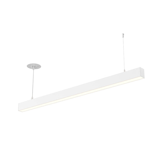 Dals LNPDSC48-CC 48" Boulevard Pendant with Aircraft Cables, 5CCT Selectable - White