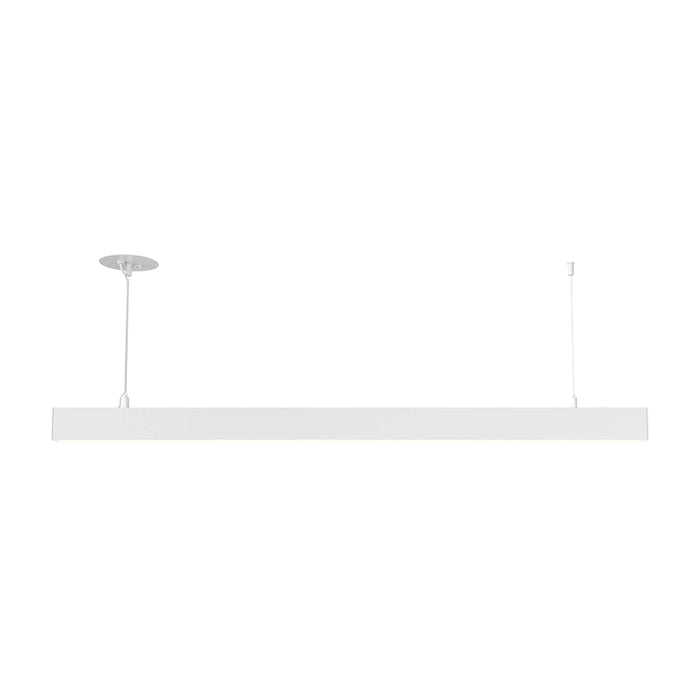 Dals LNPDSC48-CC 48" Boulevard Pendant with Aircraft Cables, 5CCT Selectable - White