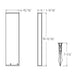 Dals LRB20-CC Column 1-lt 20" Tall LED Bollard, 5CCT Selectable