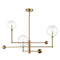 Savoy House M100100 Meridian 3-lt 46" LED Chandelier