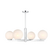 Savoy House M100123 4-lt 38" LED Chandelier - Chrome