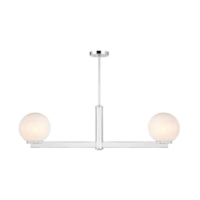 Savoy House M100124 2-lt 42" LED Linear Chandelier - Chrome