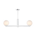 Savoy House M100124 2-lt 42" LED Linear Chandelier - Chrome