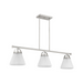 Savoy House M100125 3-lt 39" LED Linear Chandelier - Brushed Nickel