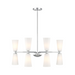 Savoy House M100126 8-lt 32" LED Chandelier - Chrome