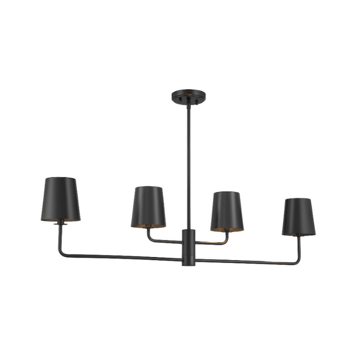 Savoy House M100127 4-lt 42" LED Linear Chandelier - Matte Black