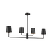Savoy House M100127 4-lt 42" LED Linear Chandelier - Matte Black