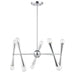 Savoy House M100128 10-lt 24" LED Chandelier - Chrome