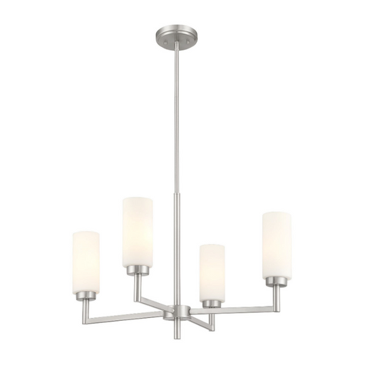 Savoy House M100129 4-lt 26" LED Chandelier - Brushed Nickel