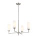 Savoy House M100129 4-lt 26" LED Chandelier - Brushed Nickel