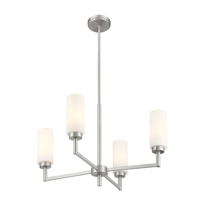 Savoy House M100129 4-lt 26" LED Chandelier - Brushed Nickel