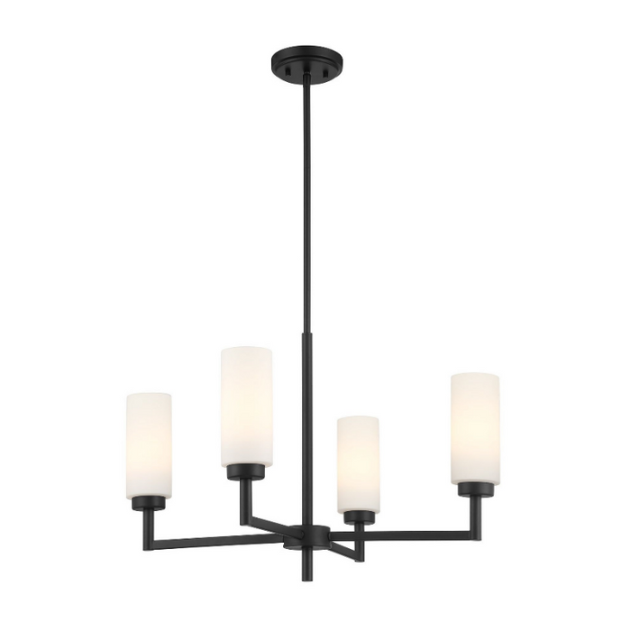 Savoy House M100129 4-lt 26" LED Chandelier - Matte Black
