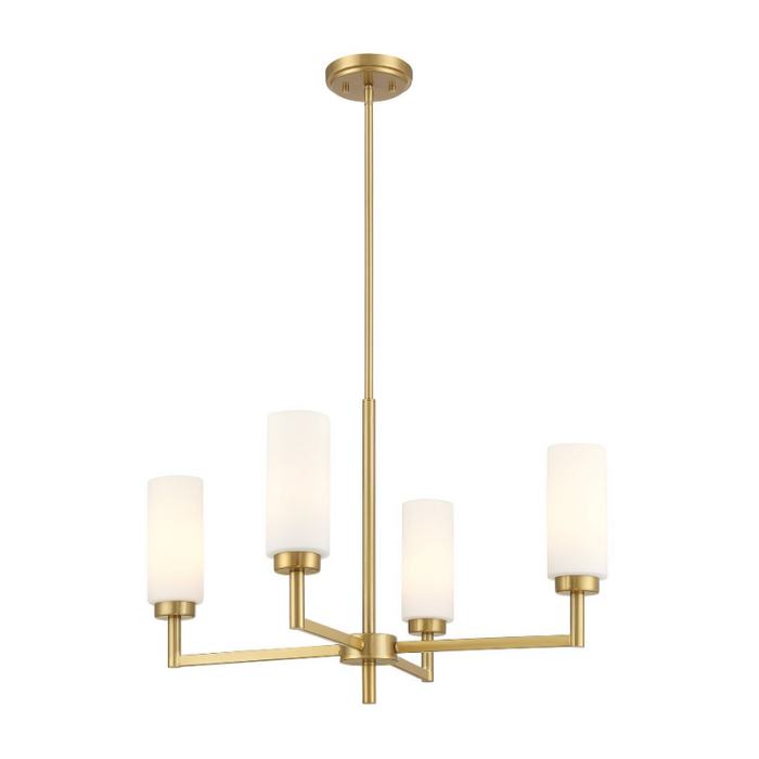 Savoy House M100129 4-lt 26" LED Chandelier - Natural Brass