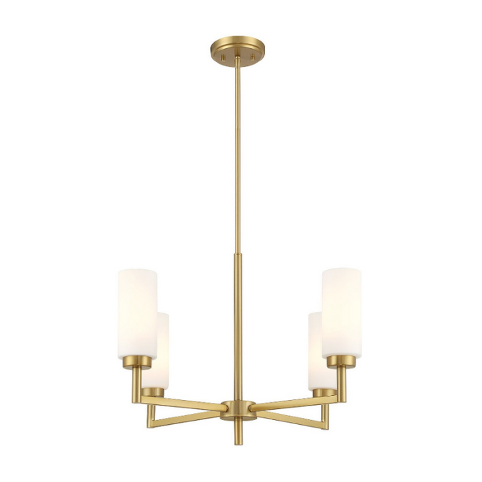 Savoy House M100129 4-lt 26" LED Chandelier - Natural Brass