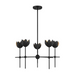 Savoy House M100131 5-lt 26" LED Chandelier - Matte Black