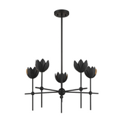 Savoy House M100131 5-lt 26" LED Chandelier - Matte Black