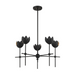 Savoy House M100131 5-lt 26" LED Chandelier - Matte Black