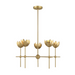 Savoy House M100131 5-lt 26" LED Chandelier - Natural Brass