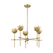Savoy House M100131 5-lt 26" LED Chandelier - Natural Brass