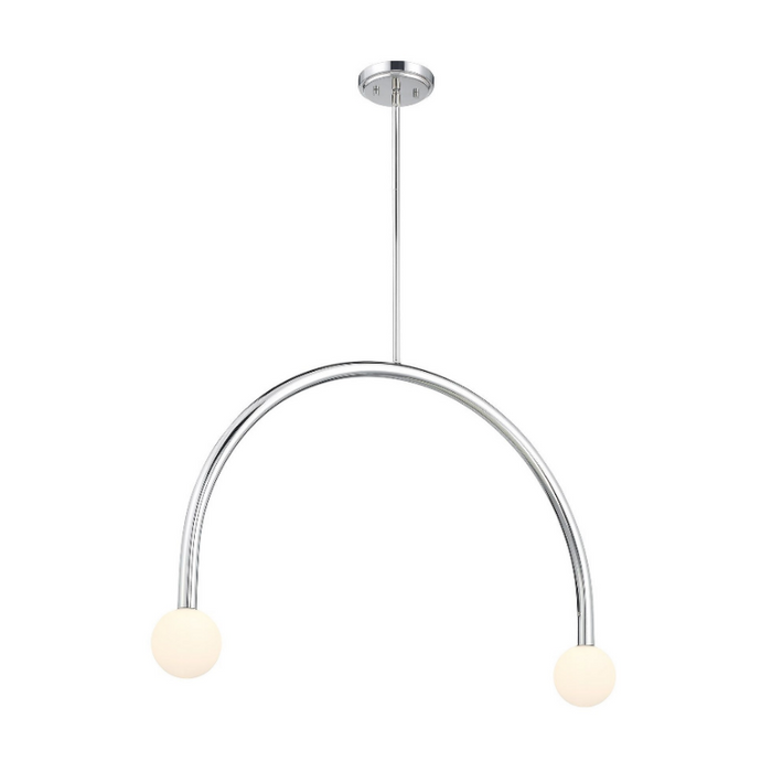Savoy House M100132 2-lt 34" LED Chandelier - Chrome