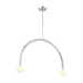 Savoy House M100132 2-lt 34" LED Chandelier - Chrome