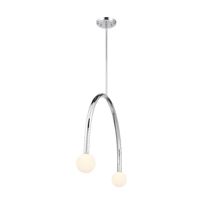 Savoy House M100132 2-lt 34" LED Chandelier - Chrome