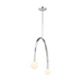 Savoy House M100132 2-lt 34" LED Chandelier - Chrome