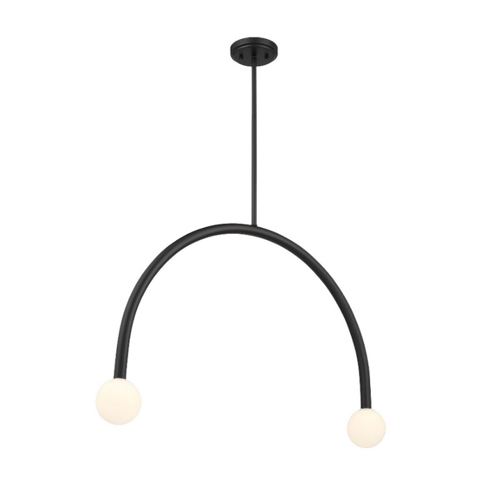 Savoy House M100132 2-lt 34" LED Chandelier - Matte Black