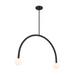 Savoy House M100132 2-lt 34" LED Chandelier - Matte Black