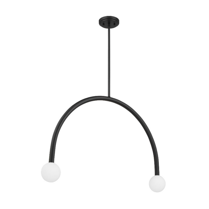 Savoy House M100132 2-lt 34" LED Chandelier - Matte Black