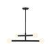 Savoy House M100133 4-lt 30" LED Chandelier - Matte Black