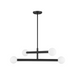 Savoy House M100133 4-lt 30" LED Chandelier - Matte Black