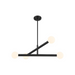 Savoy House M100133 4-lt 30" LED Chandelier - Matte Black