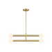 Savoy House M100133 4-lt 30" LED Chandelier - Natural Brass