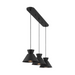Savoy House M100134 3-lt 40" LED Linear Chandelier - Matte Black