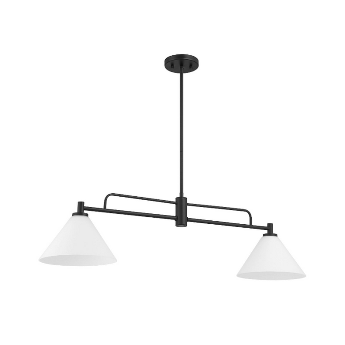 Savoy House M100136 2-lt 40" LED Chandelier - Matte Black
