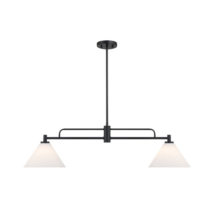 Savoy House M100136 2-lt 40" LED Chandelier - Matte Black