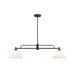 Savoy House M100136 2-lt 40" LED Chandelier - Matte Black