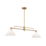 Savoy House M100136 2-lt 40" LED Chandelier - Natural Brass