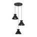 Savoy House M100139 3-lt 20" LED Multi-Point Chandelier - Matte Black