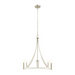 Savoy House M100141 4-lt 30" LED Chandelier - Brushed Nickel