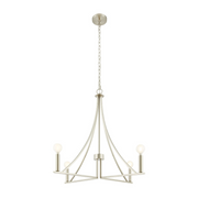 Savoy House M100141 4-lt 30" LED Chandelier - Brushed Nickel