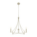 Savoy House M100141 4-lt 30" LED Chandelier - Brushed Nickel