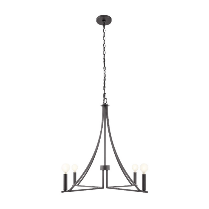 Savoy House M100141 4-lt 30" LED Chandelier - Matte Black