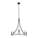 Savoy House M100141 4-lt 30" LED Chandelier - Matte Black