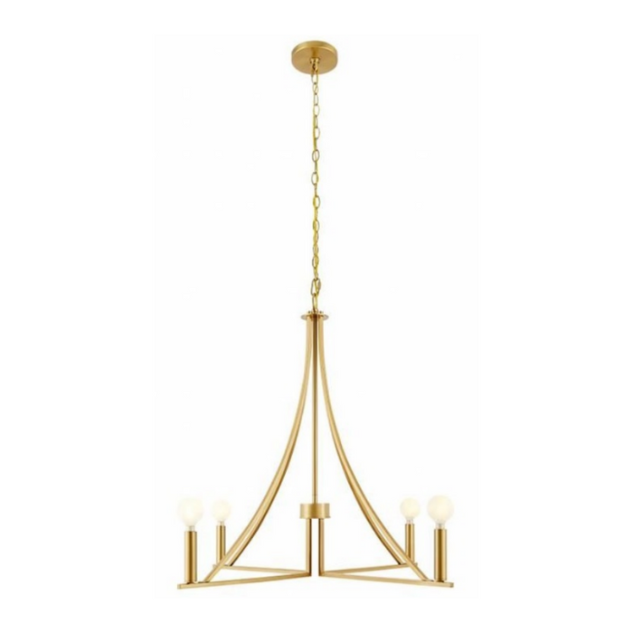 Savoy House M100141 4-lt 30" LED Chandelier - Natural Brass
