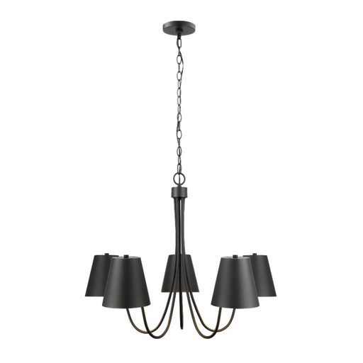 Savoy House M100142 5-lt 32" LED Chandelier - Matte Black