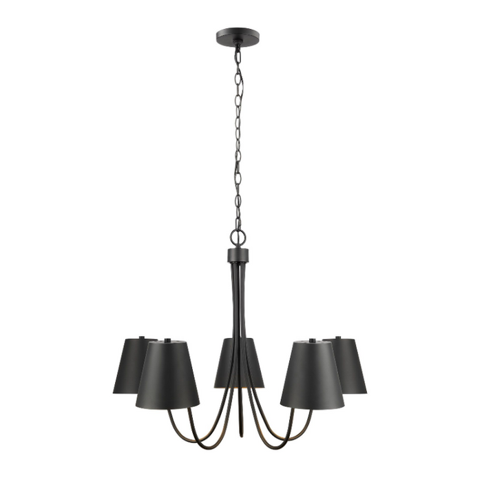Savoy House M100142 5-lt 32" LED Chandelier - Matte Black