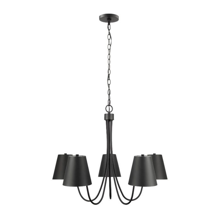 Savoy House M100142 5-lt 32" LED Chandelier - Matte Black