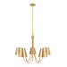 Savoy House M100142 5-lt 32" LED Chandelier - Natural Brass